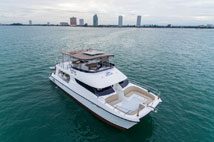 ทัวร์ล่องเรือยอร์ชเกาะไม้ท่อน เกาะพีพี Sunset Cruise Power Catamaran